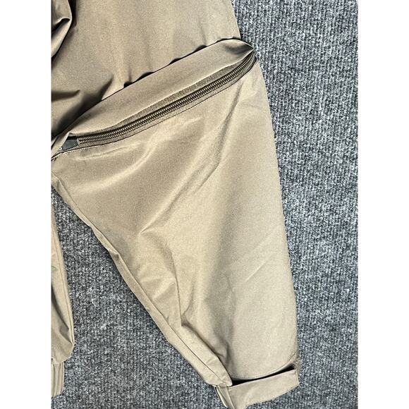 Walter Hagen Windbreaker 3 Way Convertible Jacket Vest Polyester Taupe‎ Mens L - Picture 7 of 14